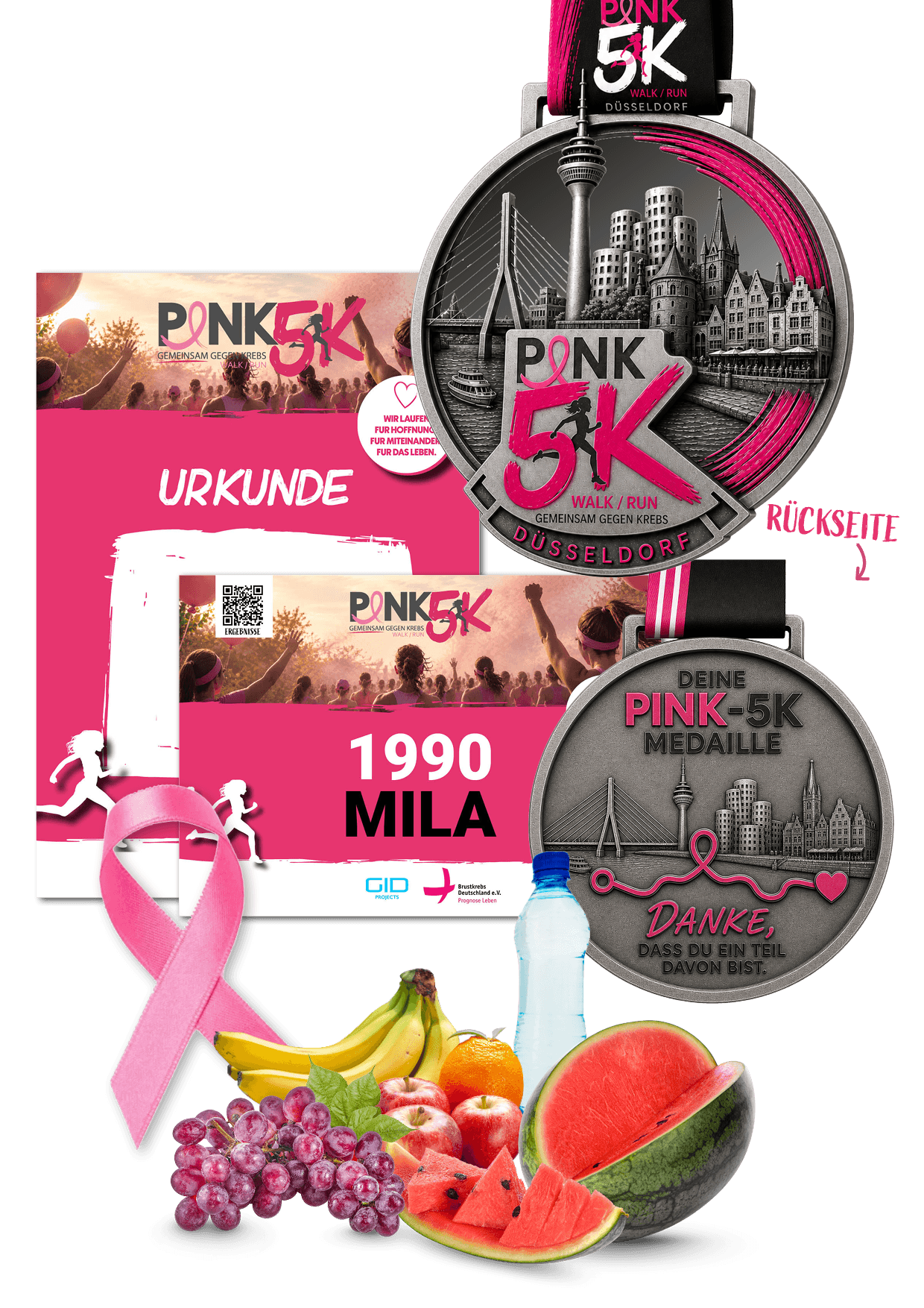 Pink 5K Run Düsseldorf